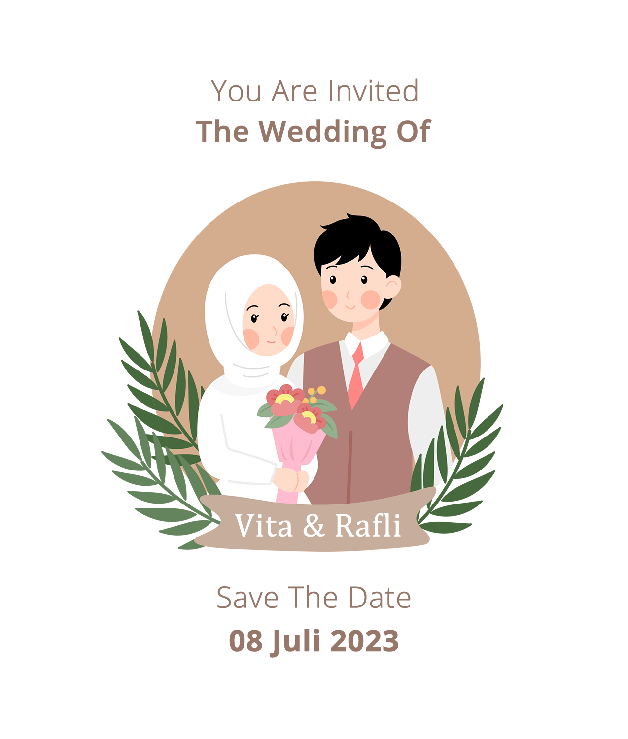 Kartun The Wedding Of